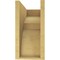 Ekena Millwork 7"W x 14"D x 14"H Classic Monterey Rough Cedar Woodgrain TimberThane Corbel, Primed Tan CORUR07X14X14MONRCPR - alternate 6